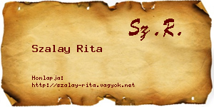 Szalay Rita névjegykártya